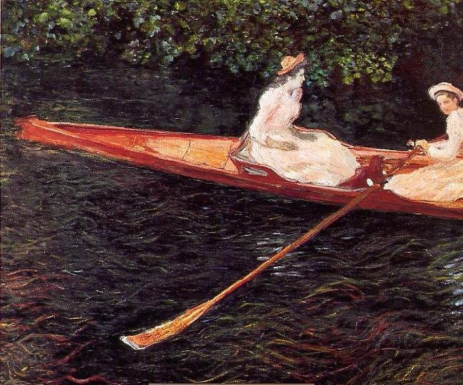 Claude Monet Boat on the Epte Spain oil painting art